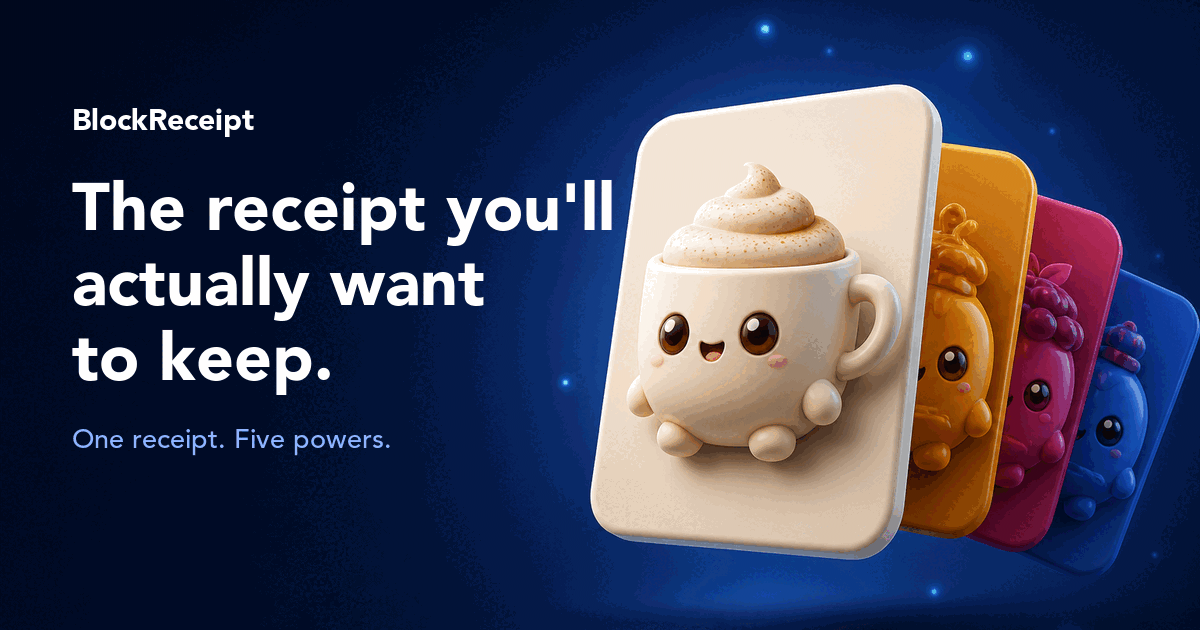 BlockReceipt — One receipt. Five powers.